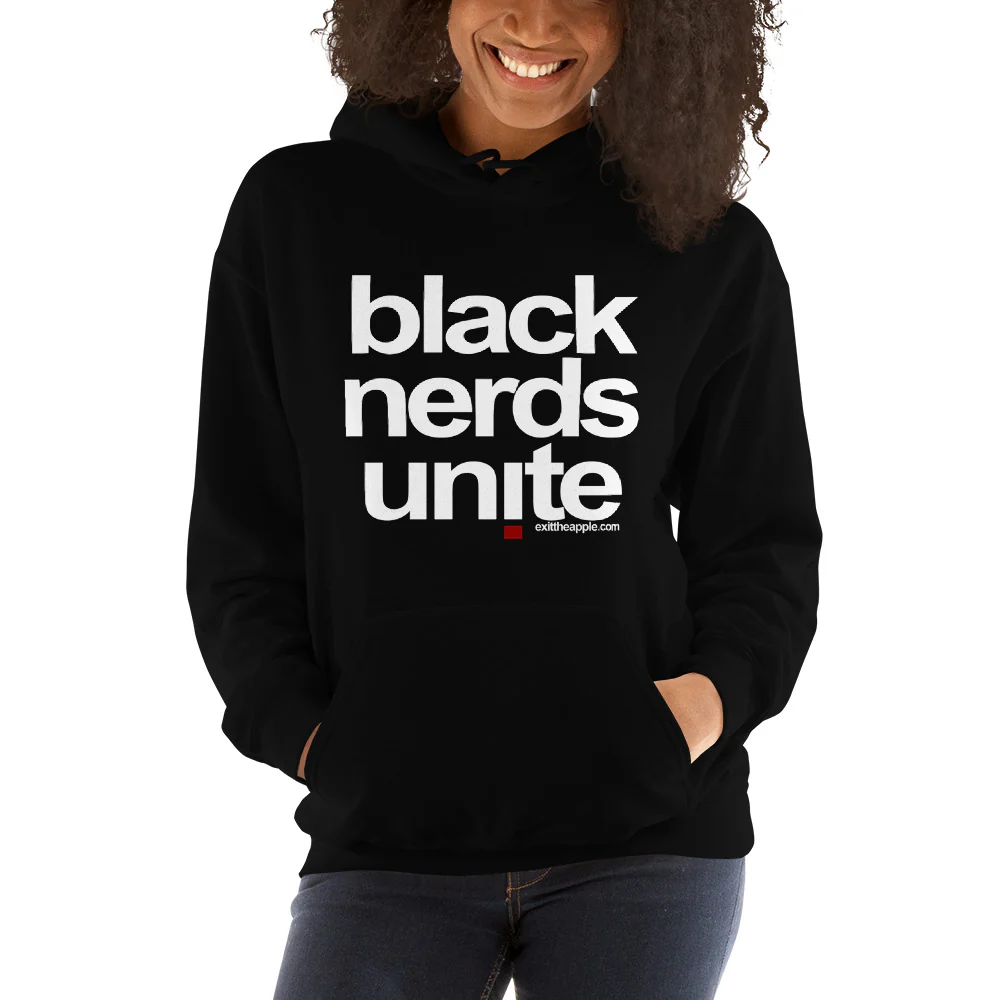 Black Nerds Unite - the unisex hoodie - Image 3