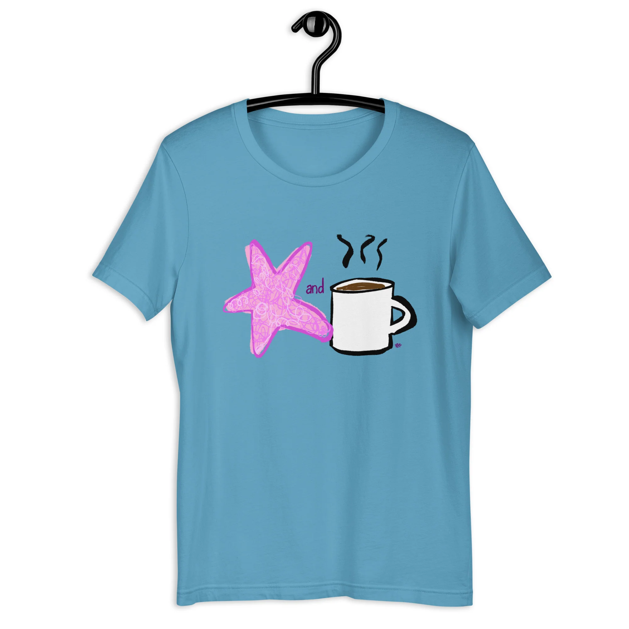 Starfish & Coffee Short-Sleeve Unisex T-Shirt - Image 3