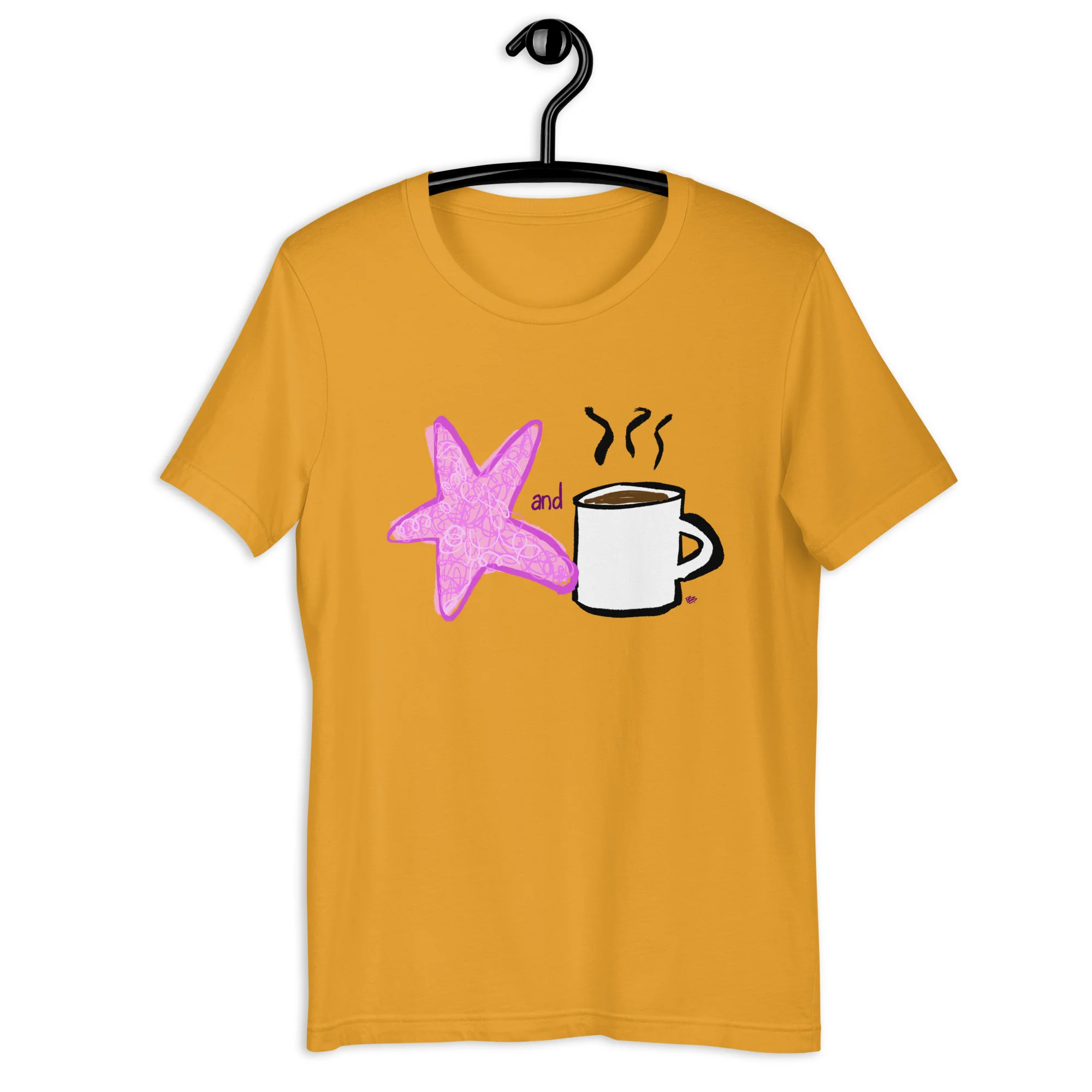 Starfish & Coffee Short-Sleeve Unisex T-Shirt - Image 4