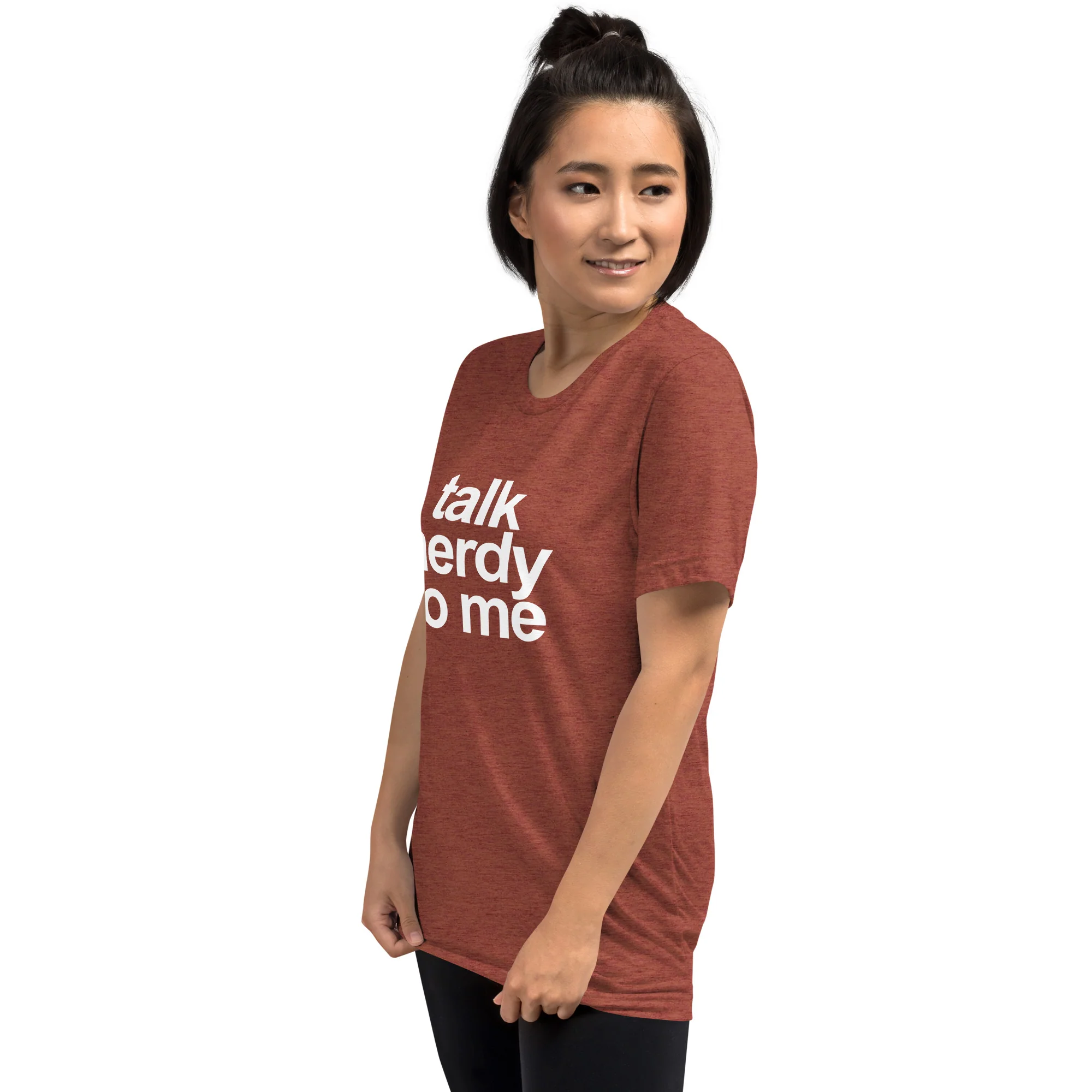 "TALK NERDY TO ME" - the unisex short sleeve crewneck tee - Image 6