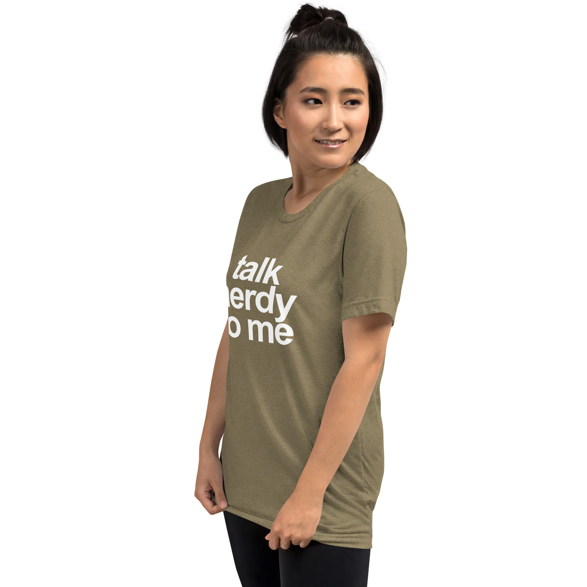 "TALK NERDY TO ME" - the unisex short sleeve crewneck tee - Image 8